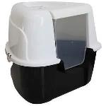 Maison De Toilette - Filtre A Charbon - Tapis Exterieur Maison de toilette - M-Pets - Tanis - Noir et Blanche - XL - Filtre integre