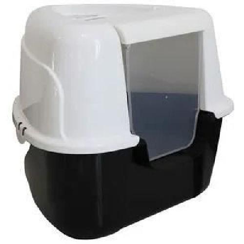 Maison De Toilette - Filtre A Charbon - Tapis Exterieur Maison de toilette - M-Pets - Tanis - Noir et Blanche - XL - Filtre integre