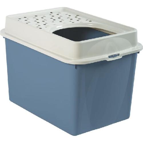 Maison De Toilette - Filtre A Charbon - Tapis Exterieur Maison de toilette TOP 50l - Bleu -PP Recycle- - 57.2 x 39.3 x 40.4 cm
