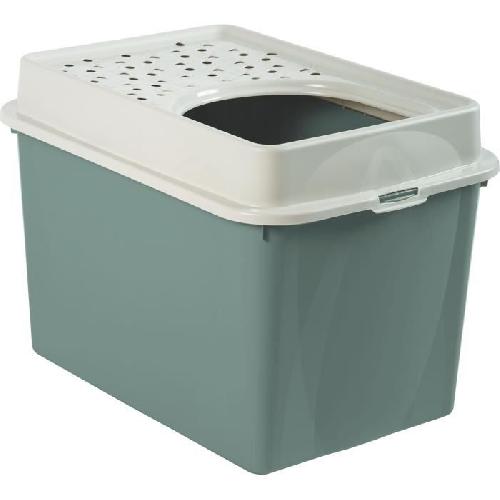 Maison De Toilette - Filtre A Charbon - Tapis Exterieur Maison de toilette TOP 50l - Vert d'eau -PP Recycle- - 57.2 x 39.3 x 40.4 cm