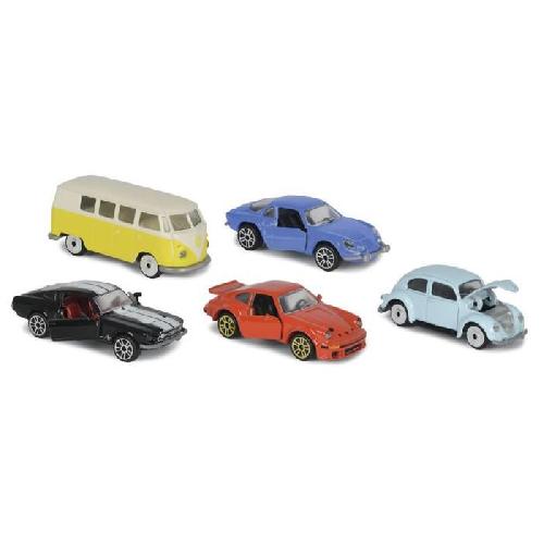 Vehicule Miniature Assemble - Engin Terrestre Miniature Assemble MAJORETTE Vintage Giftpack 5 Pcs