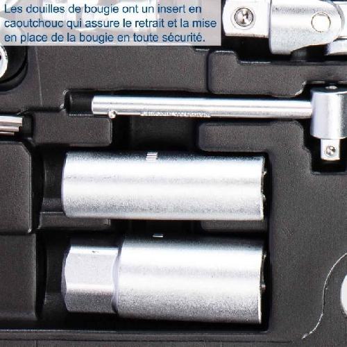 Pack Outil A Main Malette a outils de 95 pieces - SCHEPPACH - TB94 - Outils en acier chrome vanadium