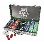 Malette - Coffret Poker Mallette de poker - Tactic - ProPoker 300 Jetons - Aluminium et Plexis - Mixte