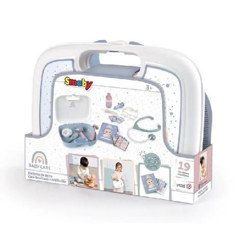 Poupee Mallette de Soins - Smoby - Baby Care - Mixte - 3 ans a 10 ans - 19.4 X 24.3 X 6.2