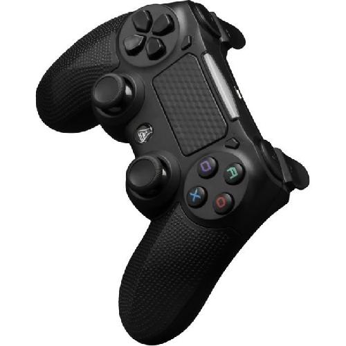 Manette Jeux Video Manette de Jeu PS4 sans fil - K-PAD-THORIUM - Noir - Bluetooth - Batterie Rechargeable Longue Durée - Vibrations intégrées