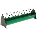 Mangeoire pour jeunes poules - KERBL - Vert/Noir - 50 x 10 cm - Plastique robuste - Extérieur