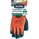 Gant De Jardinage MAPA - Protection Froid et Humidite - Gants de Jardinage Impermeables - Chaud et Confortable - Enduction mousse de Latex - Taille 9