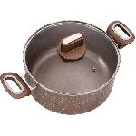 Faitout - Marmite Marmite - ARTHUR MARTIN - AM5531 - 28 cm avec couvercle en verre - Aluminium - Tous feux dont induction