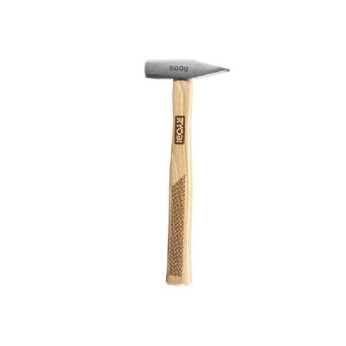 Marteau Marteau de serrurier - RYOBI - 500g - Acier trempe - Poignee ergonomique - Marron