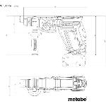 Burineur - Perforateur Marteau perforateur sans fil - METABO - KH 18 LTX 24 - 18 V - MetaBOX 165 L