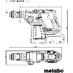 Burineur - Perforateur Marteau perforateur sans fil - METABO - KH 18 LTX BL 24 Q - 18 V - SDS-plus et cylindrique