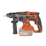 Burineur - Perforateur Marteau perforateur sans fil SDS-Plus 40V 5J BRUSHLESS + 5 accessoires - DUAL POWER POWDP15680