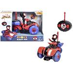 Marvel - Voiture Telecommandee - 17cm - Figuirne incluse - Des 3 ans