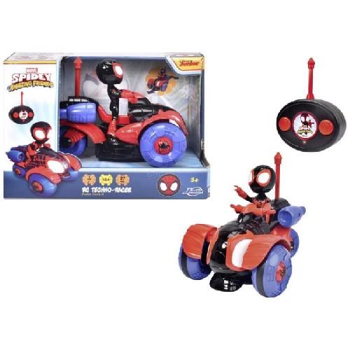 Vehicule Radiocommande Marvel - Voiture Télécommandée - 17cm - Figuirne incluse - Dés 3 ans