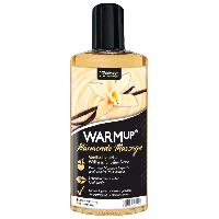 Massage - Huiles bougies Huile de massage chauffante comestible saveur Vanille - 150 ml