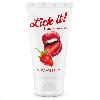 Massage - Huiles bougies Lick it! Gel de Massage Fraise 50 ml
