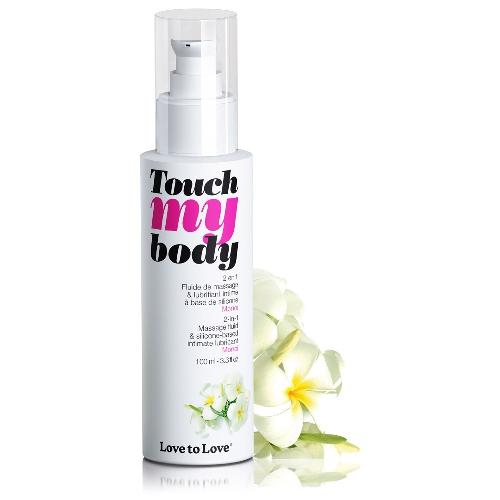 Massage + Lubrifiant Touch My Body Monoi - 100 ml
