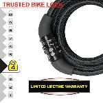 Antivol MASTER LOCK Cable Antivol Vélo - 1.2 m câble