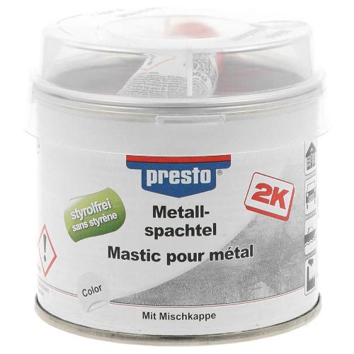 Joint D'etancheite - Mastic Mastic Pour Metal Gris 2k Sans Styrene 250g Presto