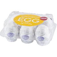 Masturbateurs Boite de 6 Masturbateur EGG Cloudy violet