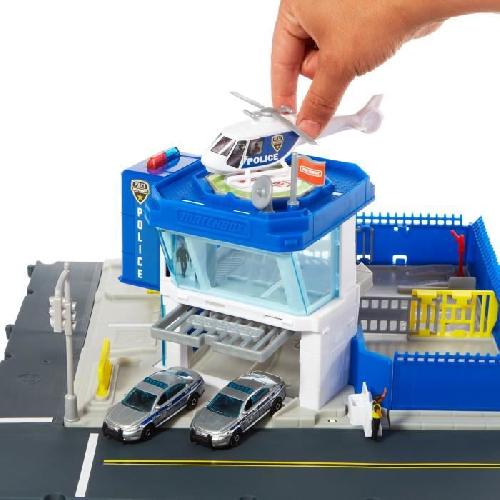Vaisseau Spatial Miniature Matchbox - Matchbox Station de Police - Mini-Véhicules - 3 ans et +