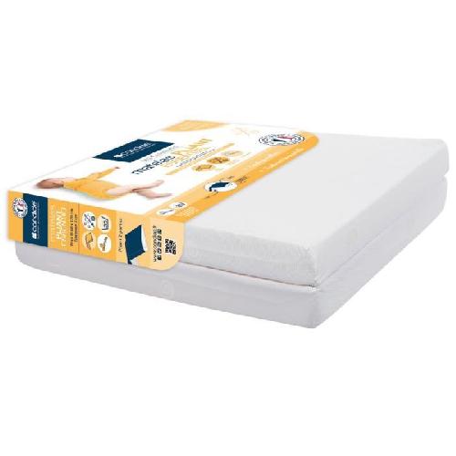 Matelas Bebe Matelas Bébé Pliant 2 Parties 60x120x7cm Essentiel Fabriqué En France - Garantie 5 ans