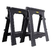 Materiel Chantier Tréteaux pliables professionnels STANLEY - STST1-70713 - Lot de 2 - 450kg