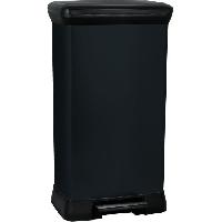 Materiel D'entretien CURVER Poubelle de cuisine a pédale - 50 L - Noir