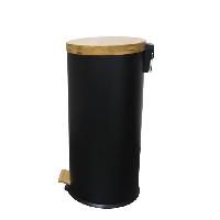 Materiel D'entretien KITCHEN MOVE Poubelle de cuisine a pédale Forest - 30L - Noir mat