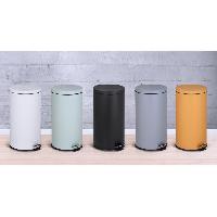 Materiel D'entretien KITCHEN MOVE Poubelle de cuisine a pédale URBAN 30L - En acier Gris