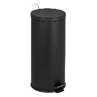 Materiel D'entretien KITCHEN MOVE Poubelle de cuisine a pédale URBAN 30L - En acier Noir