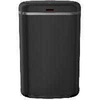 Materiel D'entretien Poubelle cuisine automatique - LOGAN - KITCHEN MOVE - 58 L - Inox noir mat avec cerclage