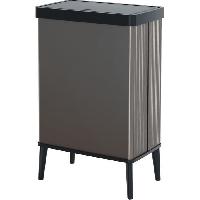 Materiel D'entretien Poubelle sur pieds - VERTO - CURVER - Ouverture touch - 54 L - Gris perle