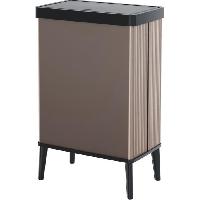 Materiel D'entretien Poubelle sur pieds - VERTO - CURVER - Ouverture touch - 54 L - Rose perle
