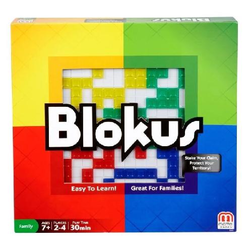 Jeu De Societe - Jeu De Plateau Mattel Games - Blokus - Jeu de Société - 7 ans et + BJV44