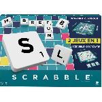 Mattel Games - Scrabble-Jeu de société familial classique avec 2 modes de jeu HWD44