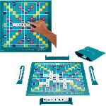 Jeu De Societe - Jeu De Plateau Mattel Games - Scrabble-Jeu de société familial classique avec 2 modes de jeu HWD44