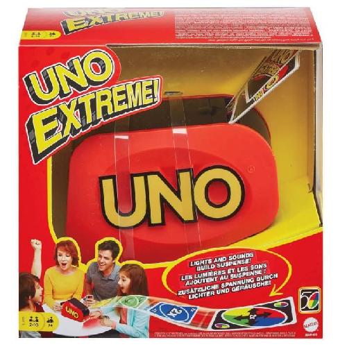 Jeu De Societe - Jeu De Plateau Mattel Games - Uno Extreme - Jeu de Cartes Famille - Des 7 ans GXY75