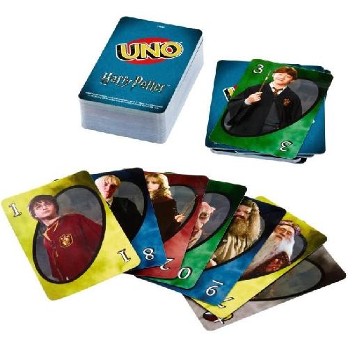 Carte De Jeu - Porte-carte De Jeu -cahier Range-carte De Jeu Mattel Games - UNO Harry Potter - Jeu de Société - 7 ans et + FNC42