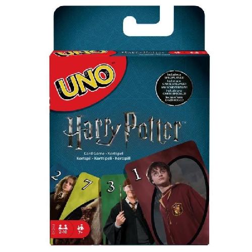 Carte De Jeu - Porte-carte De Jeu -cahier Range-carte De Jeu Mattel Games - UNO Harry Potter - Jeu de Société - 7 ans et + FNC42