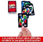 Jeu De Societe - Jeu De Plateau Mattel Games - UNO No Mercy - Jeu de cartes pour toute la famille