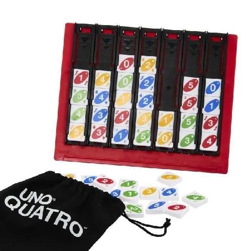 Jeu De Societe - Jeu De Plateau Mattel Games - UNO-Quatro-Jeu pour adulte. soirée en famille et soirée jeux HPF82