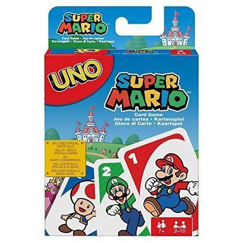 Jeu De Societe - Jeu De Plateau Mattel Games - Uno Super Mario Bros - Jeu de Cartes - Des 7 ans DRD00