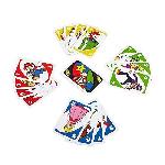 Jeu De Societe - Jeu De Plateau Mattel Games - Uno Super Mario Bros - Jeu de Cartes - Des 7 ans DRD00