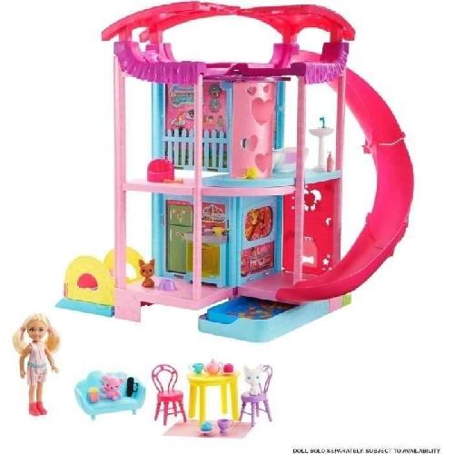 Maison - Accessoire Maison Poupee MATTEL L'incroyable Maison de Chelsea et ses animaux Barbie. 50 cm