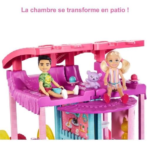 Maison - Accessoire Maison Poupee MATTEL L'incroyable Maison de Chelsea et ses animaux Barbie. 50 cm