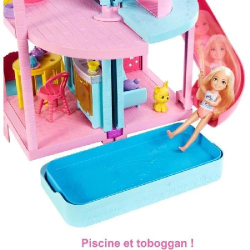 Maison - Accessoire Maison Poupee MATTEL L'incroyable Maison de Chelsea et ses animaux Barbie. 50 cm