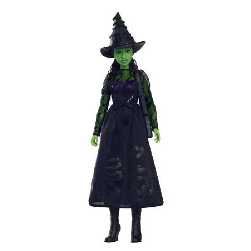 Poupee Mattel-Wicked-Poupée Elphaba avec accessoires et habillages amovibles - Wicked - HXT62