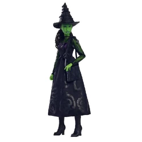 Poupee Mattel-Wicked-Poupée Elphaba avec accessoires et habillages amovibles - Wicked - HXT62