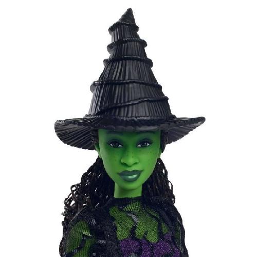 Poupee Mattel-Wicked-Poupée Elphaba avec accessoires et habillages amovibles - Wicked - HXT62